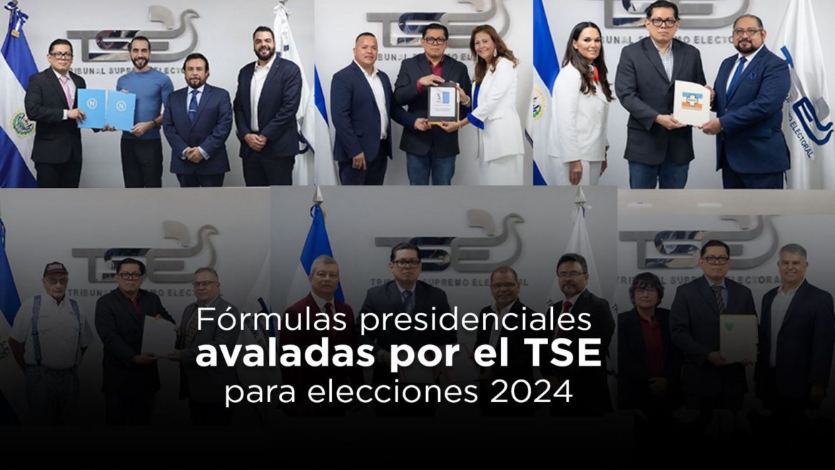 #EspecialUH: Fórmulas presidenciales avaladas por el TSE para elecciones 2024