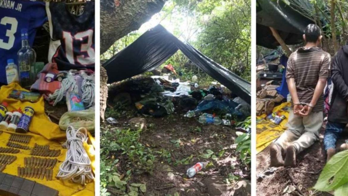 Campamentos y municiones localizados gracias a denuncias ciudadanas