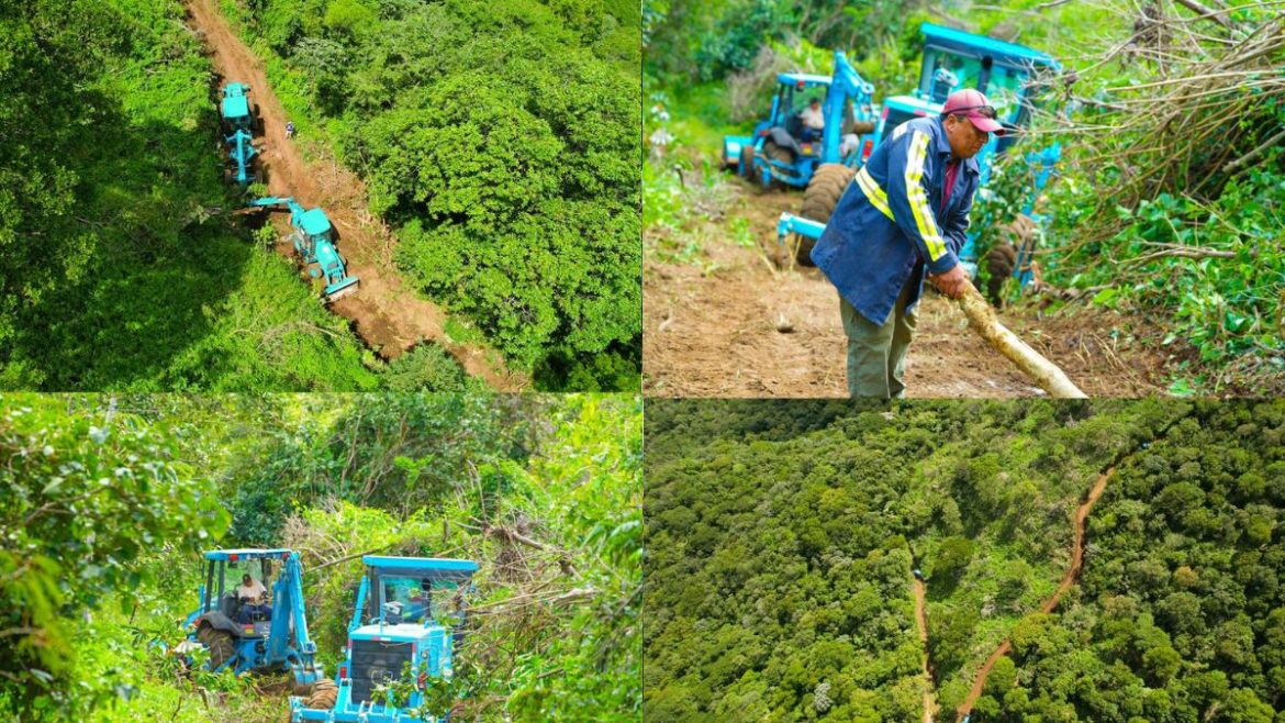 Alcaldía de Santa Ana habilita acceso hacia Planes de la Laguna