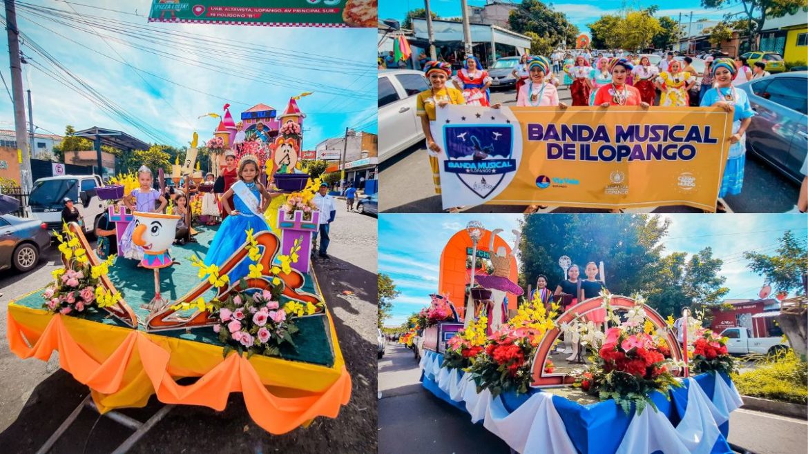 Alcalde de Ilopango, José Chicas, inicia Fiestas Patronales con colorido desfile y destaca ambiente seguro