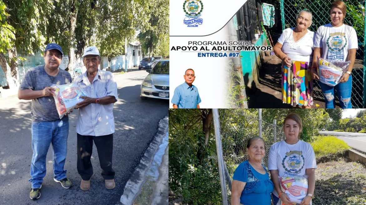 Alcalde Salvador Menéndez realizó entrega #97 de Canasta Básica al adulto mayor