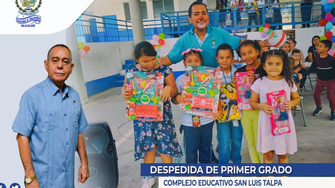 Alcaldía de San Luis Talpa celebró el cierre del año escolar en el Complejo San Luis Talpa