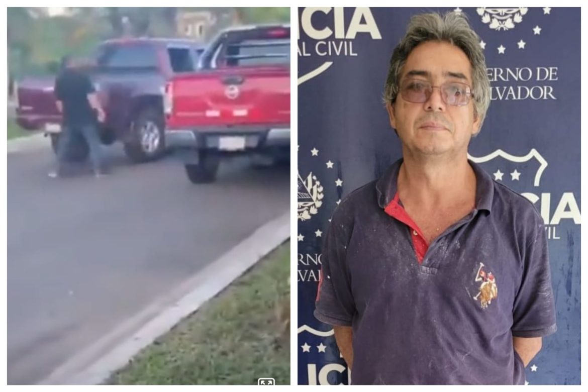 PNC capturó a sujeto que se bajó de su carro a amenazar con un machete a otro conductor