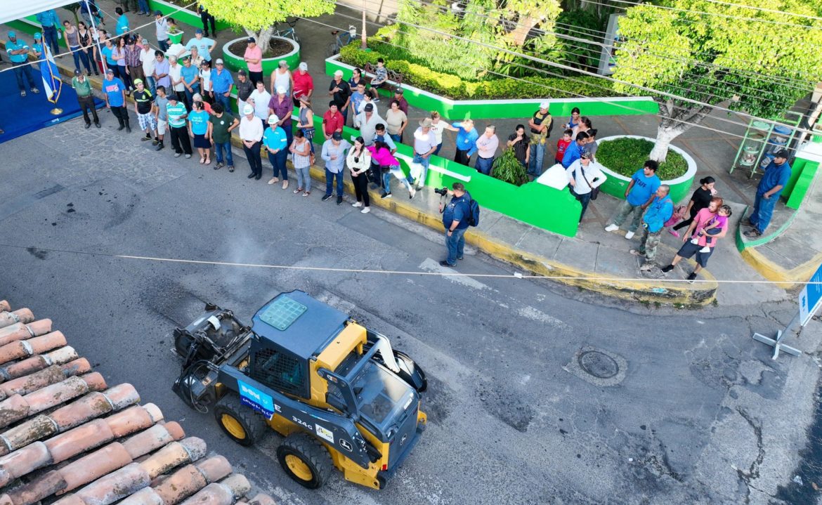 La DOM dará inicio al Plan Nacional de Bacheo en Nueva Concepción, Chalatenango