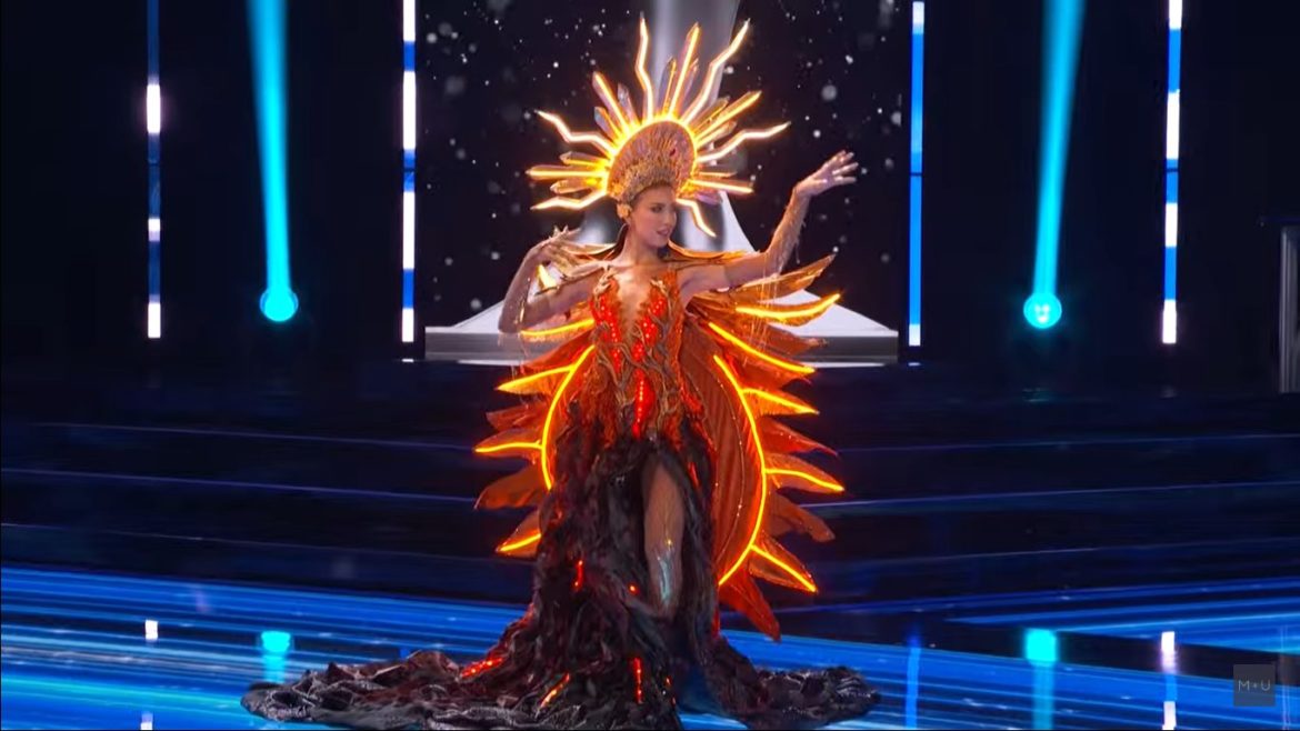 VIDEO: Así se elaboró el traje nacional que lució Isabella García-Manzo, Miss El Salvador 2023, en Miss Universo