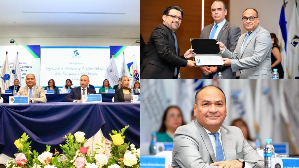 Presidente de la CSJ participa en Clausura de Diplomado sobre Combate a la Corrupción en El Salvador