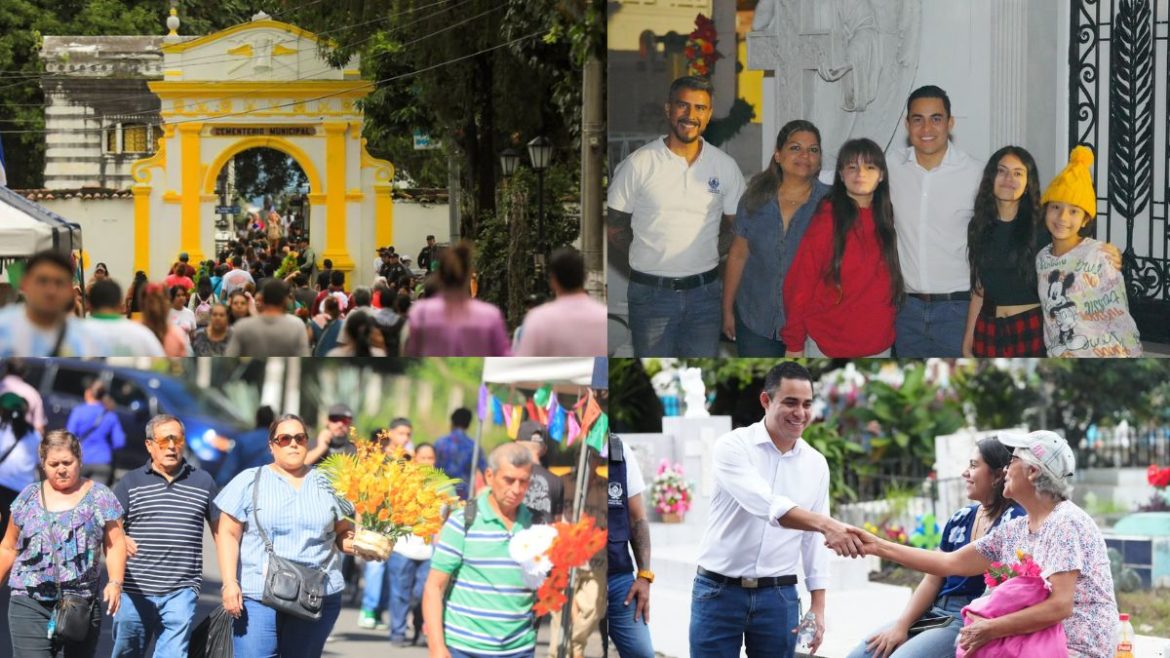 Santa Tecla culminó el día de los fieles difuntos en un ambiente de paz y tranquilidad