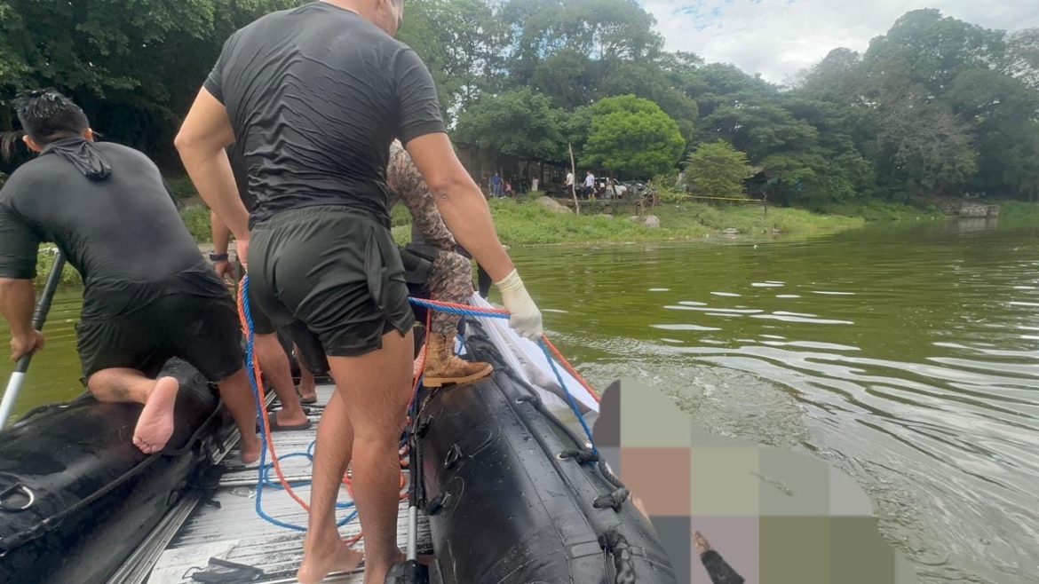Recuperan el cadáver de un joven en la laguna de Chanmico, San Juan Opico