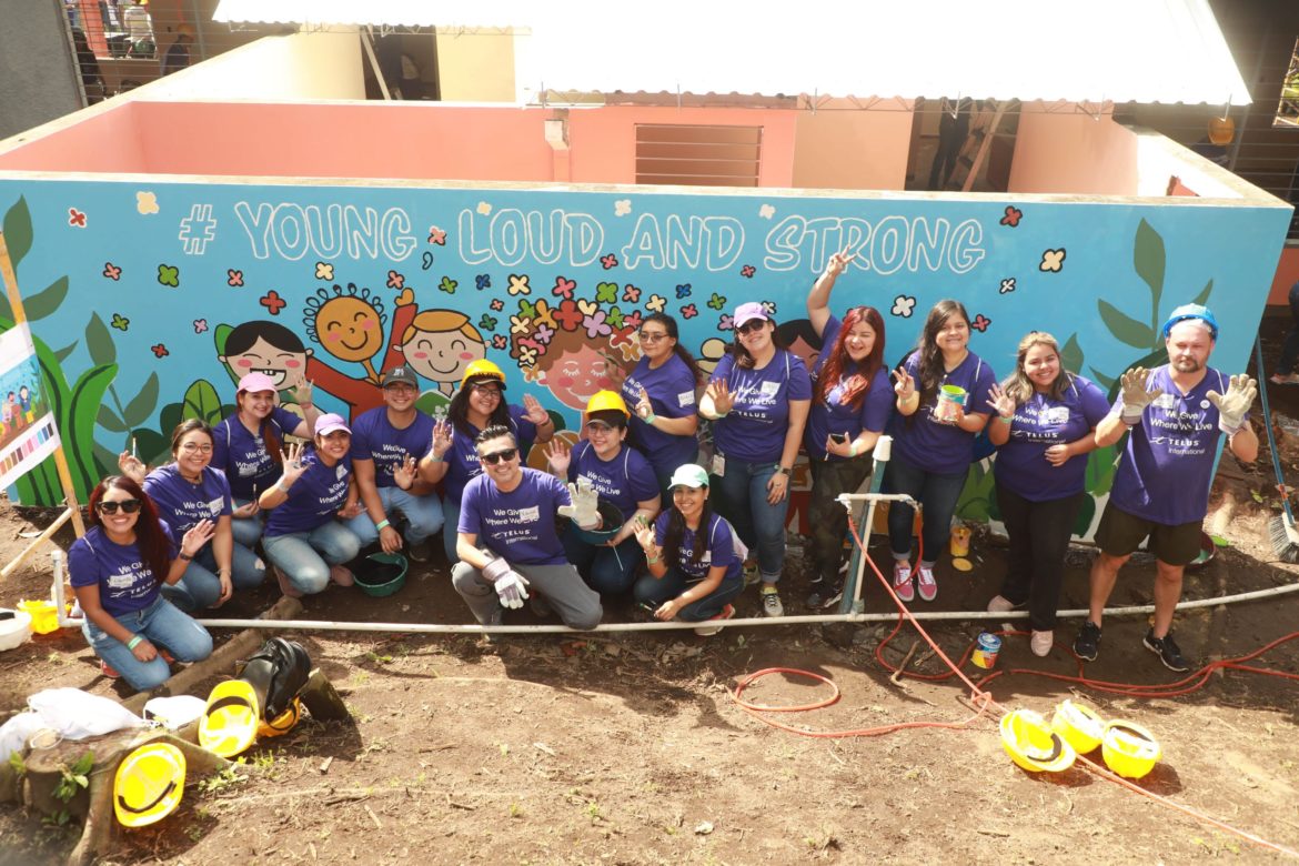TELUS International beneficia a más de 250 niños con renovación de Aldeas Infantiles SOS Santa Tecla