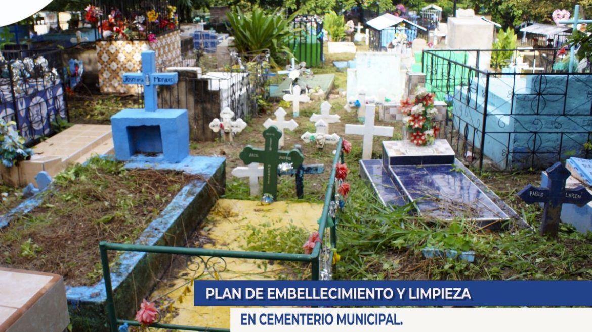 Alcaldía de San Luis Talpa ejecuta Plan de Embellecimiento y Limpieza en el cementerio municipal