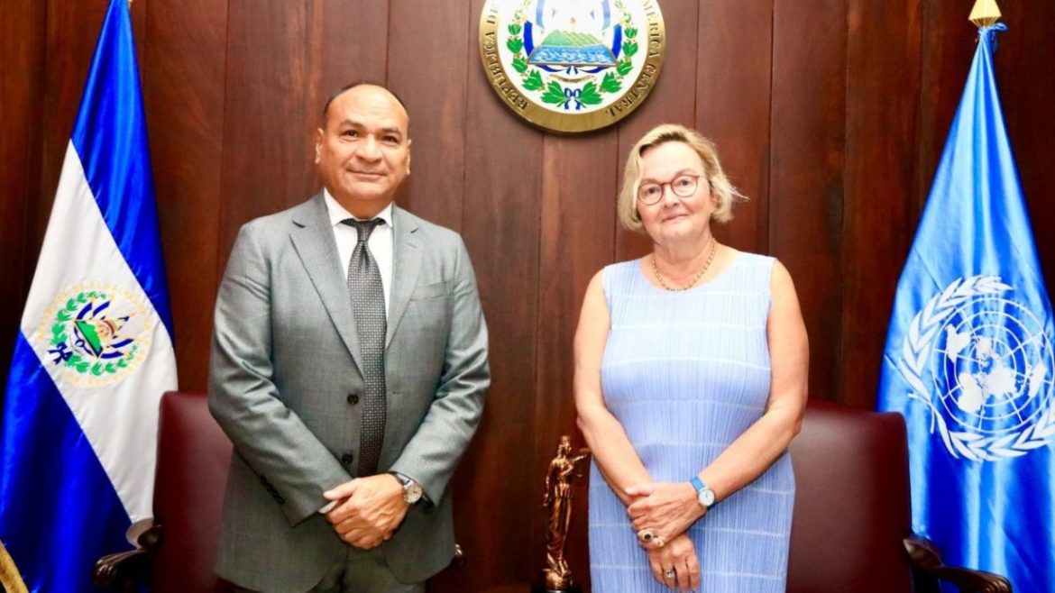 Presidente de la CSJ recibe a distinguida representante de la ONU para generar espacios de acercamiento