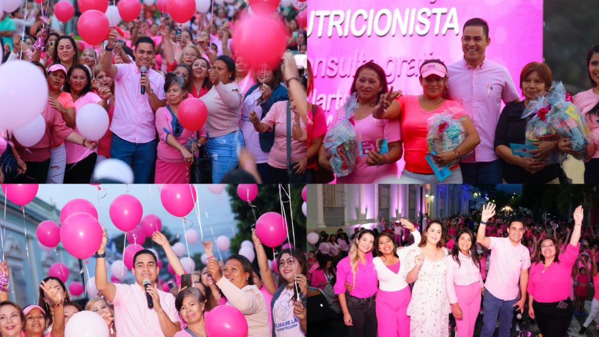 Alcaldía de Santa Tecla realizó actividades en Conmemoración al cierre del mes de la lucha contra el Cáncer de Mama