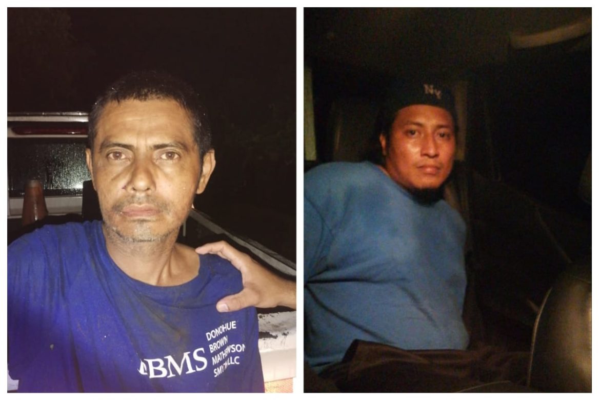 La PNC capturó a dos sujetos que estrangularon a un hombre en San Vicente