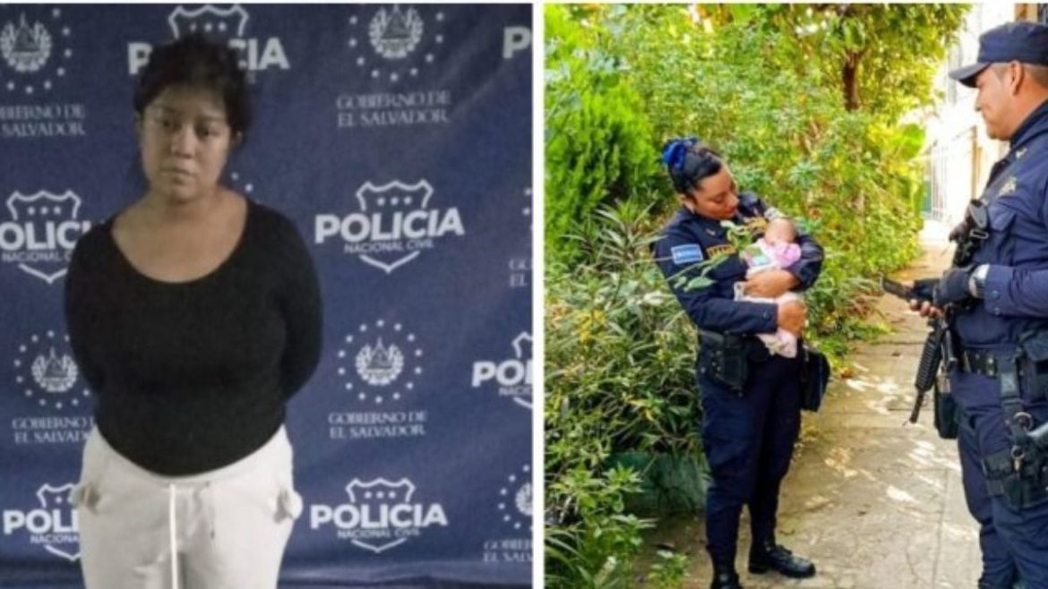 Arrestan a mujer que abandonó a recién nacida en San Salvador