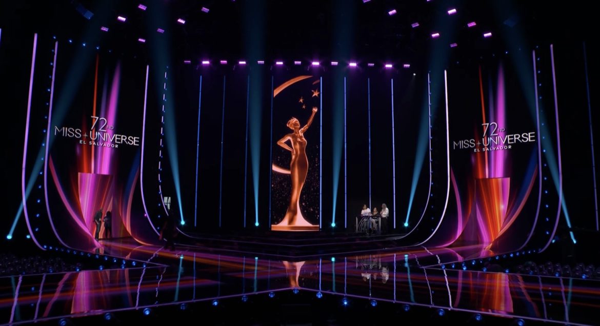 Escenario de Miss Universo está listo para la gala final