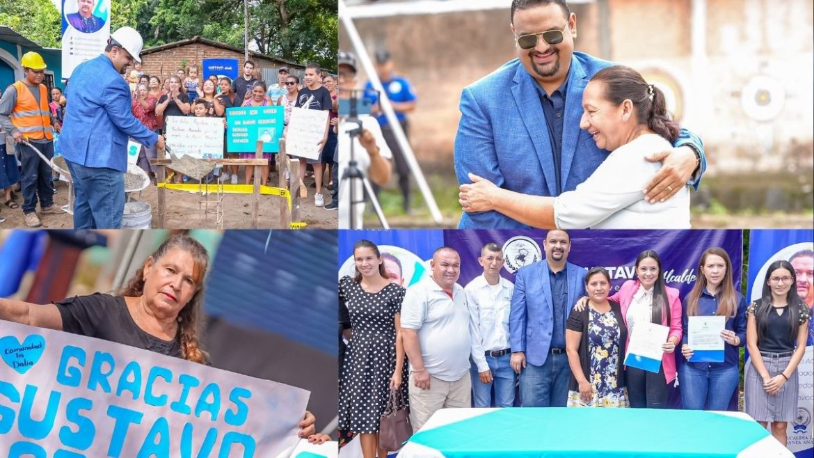 Inauguran Proyecto de Alcantarillado Sanitario en comunidad de Santa Ana