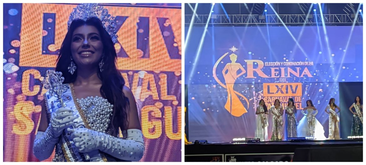 Coronan a la reina del 64° Carnaval de San Miguel