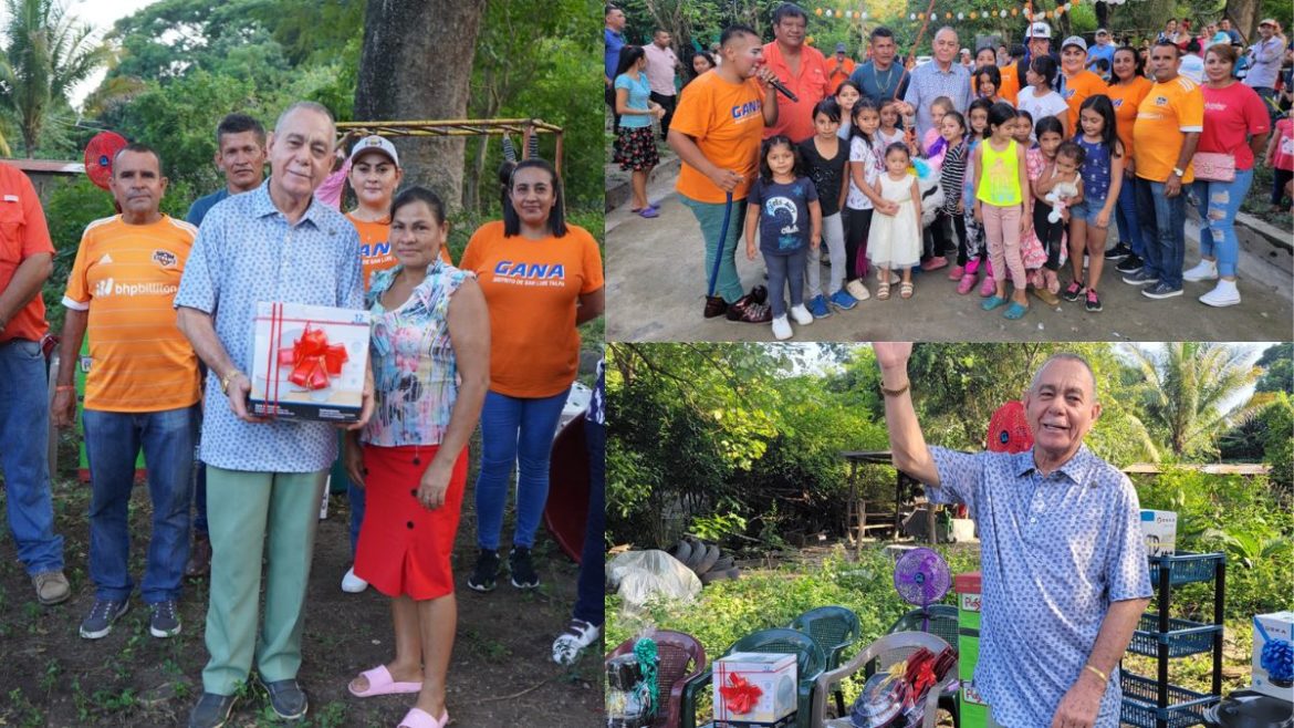 Tarde alegre en Comunidad 3 de Enero del Distrito de Cuyultitán