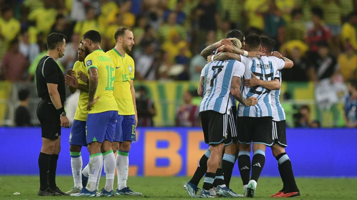 Argentina vence a Brasil en la Eliminatoria de Conmebol