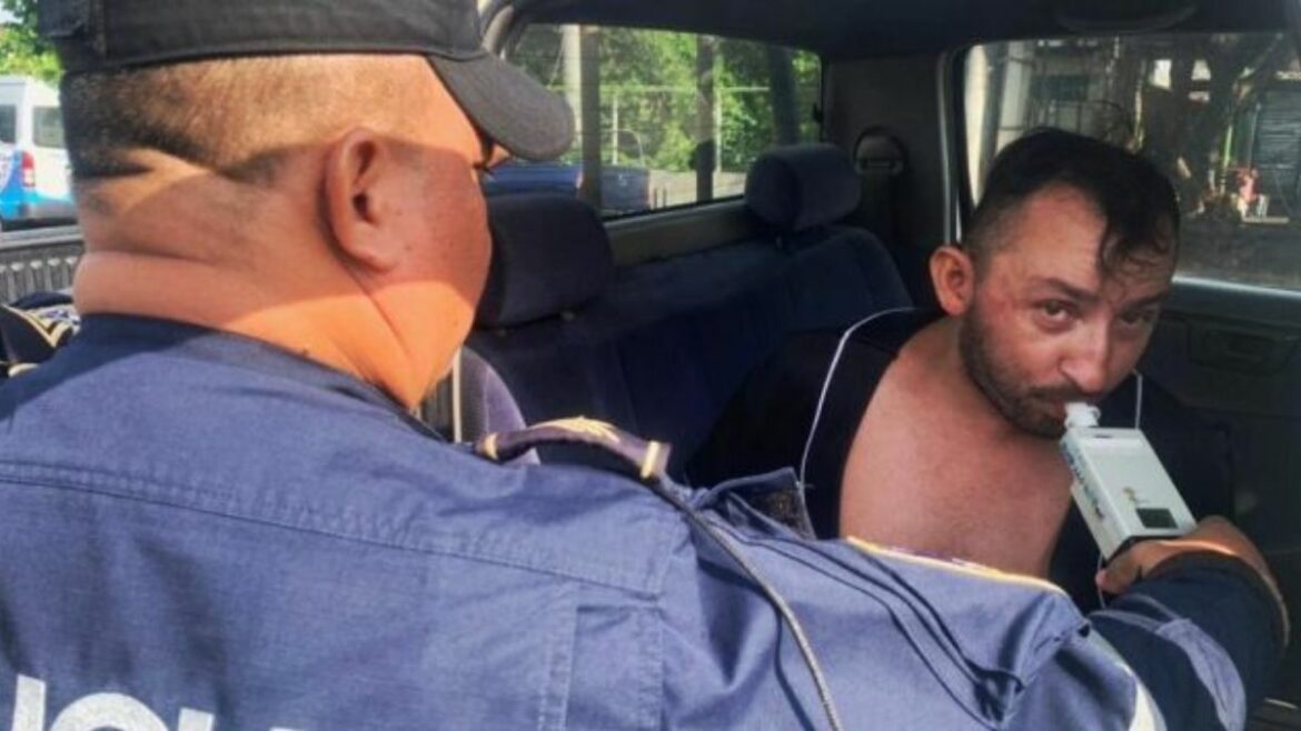 Detienen a motociclista que conducía con más de 700 grados de alcohol en Morazán