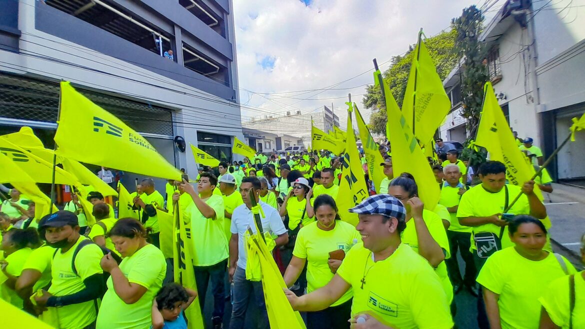 Fuerza Solidaria inscribió a candidatos a alcaldes por San Salvador
