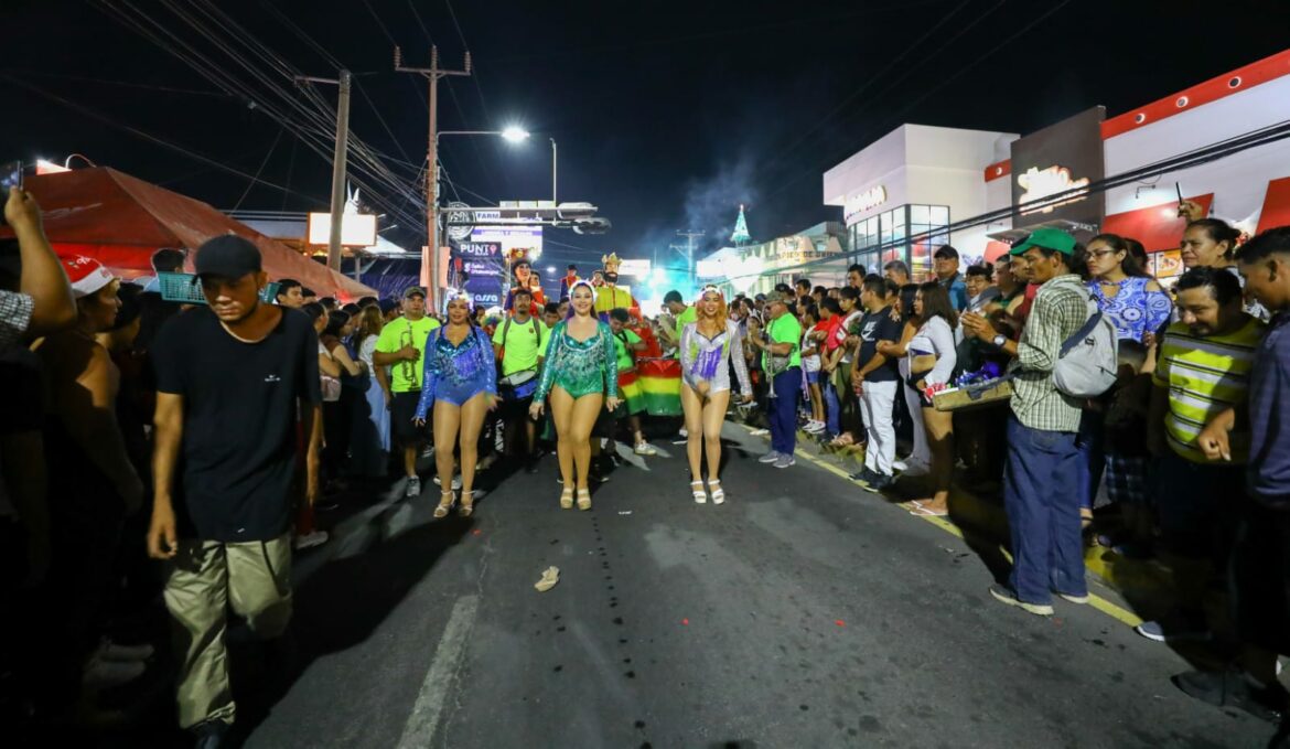 Miles de personas disfrutaron del Carnaval de San Miguel gracias a la seguridad que brindó la PNC