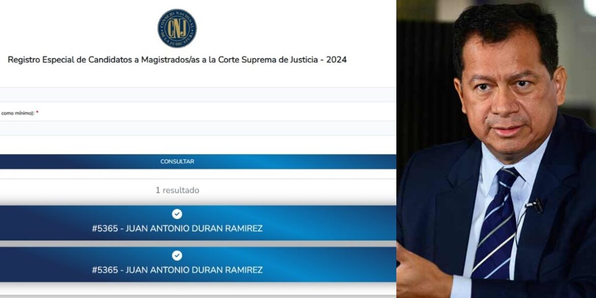 Polémico juez opositor, acido crítico del Gobierno y denunciado por corrupción es candidato a magistrado de la CSJ por el CNJ