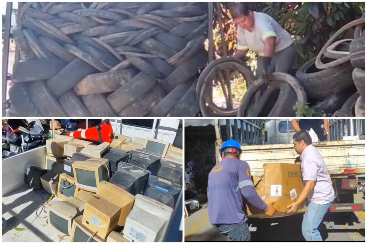 MARN finalizó la recolección de llantas en desuso para convertirlas en fuentes de energía