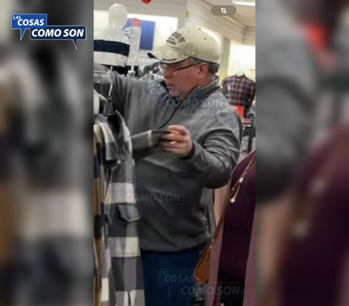 El diputado Portillo Cuadra es captado de compras en un Centro Comercial de Los Ángeles, California