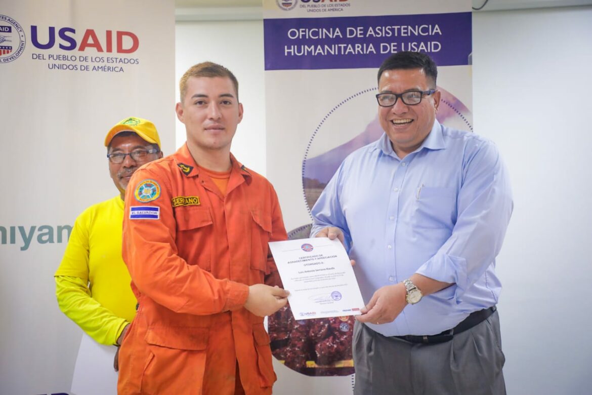 Clausuran el Curso de Búsqueda y Rescate en Estructuras Colapsadas