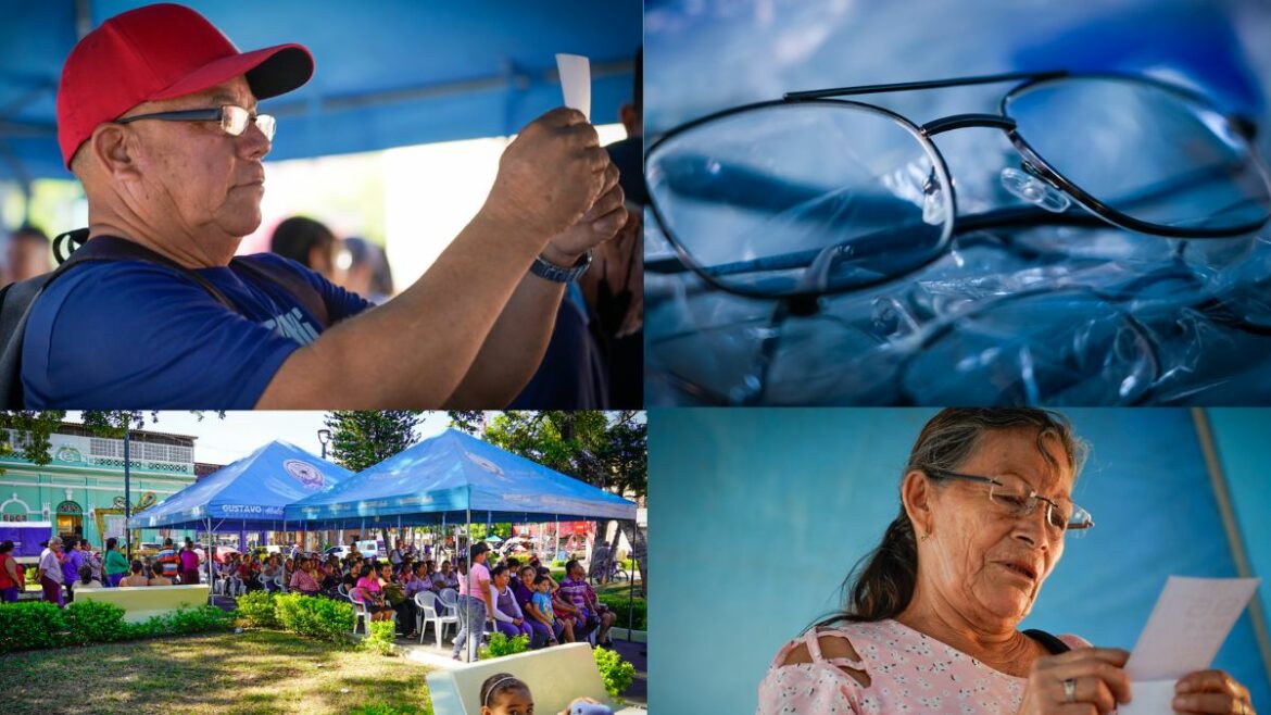 Alcaldía de Santa Ana realizó campaña de salud visual para el adulto mayor