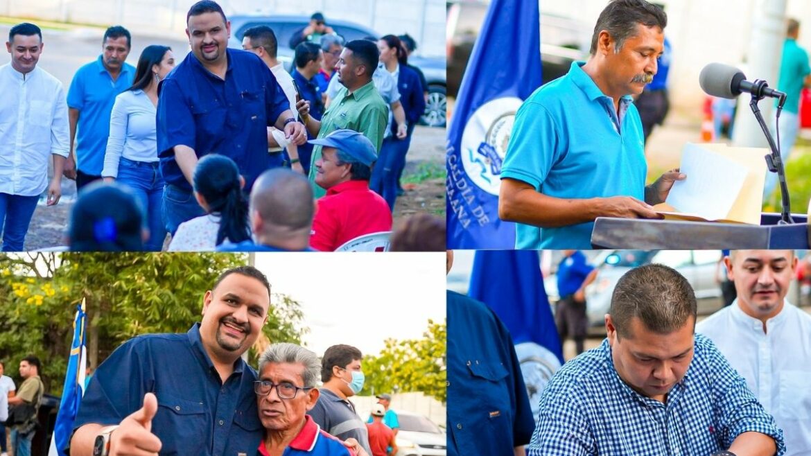 Inicio de nuevo proyecto en Lotificación Calderón del cantón Loma Alta en Santa Ana
