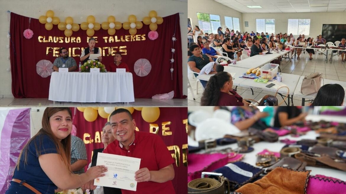 Clausura de Talleres de Emprendedurismo en San Luis Talpa