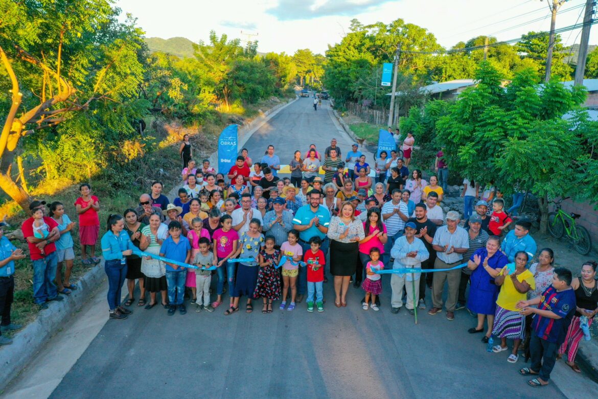 La DOM entregó más de dos kilómetros de calle renovados en Yayantique, La Unión
