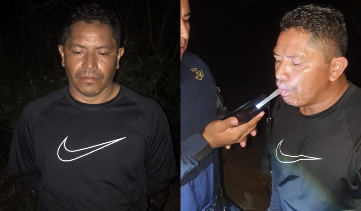 Conductor ebrio es capturado por causar la muerte de un hombre de 78 años