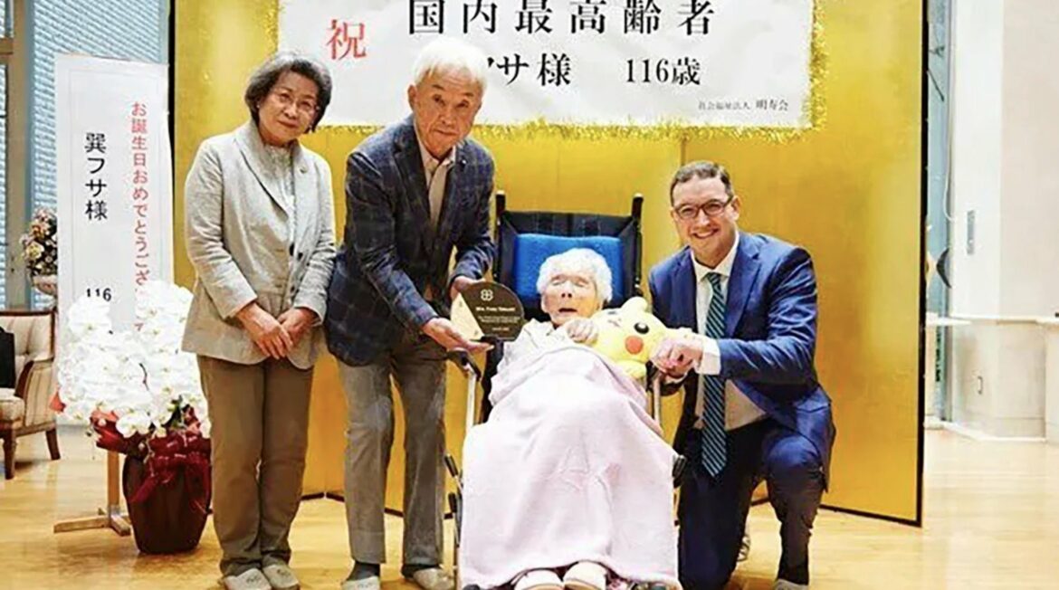 Murió la persona más longeva de Japón a sus 116 años