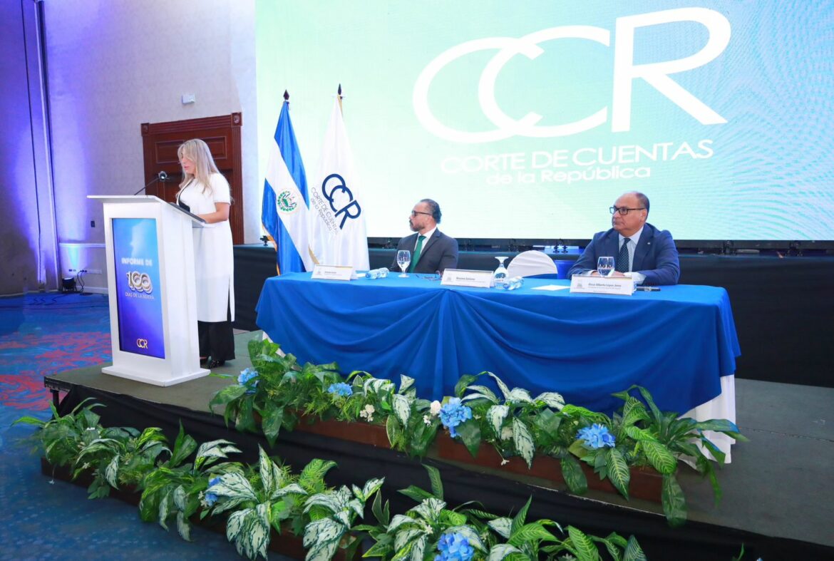 Presentan informe de los primeros 100 días de la nueva Corte de Cuentas