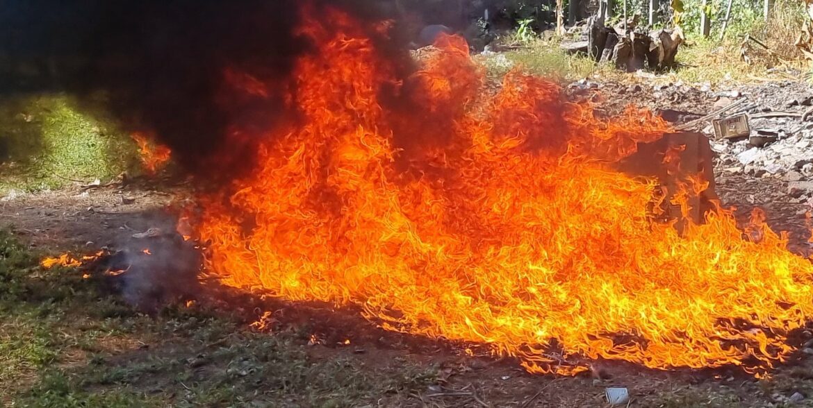 Destruyen droga que fue decomisada entre el 2017 y 2023, valorada en más de $30 mil