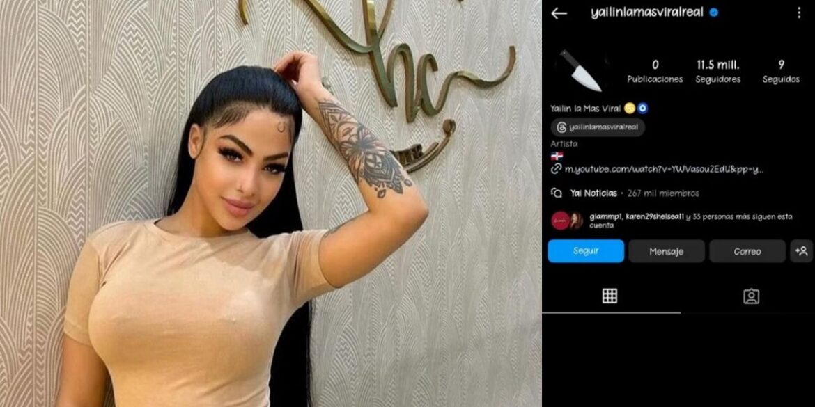Yailin ‘la más viral’ borra sus publicaciones, cambia la foto de perfil y deja mensaje oculto en Instagram