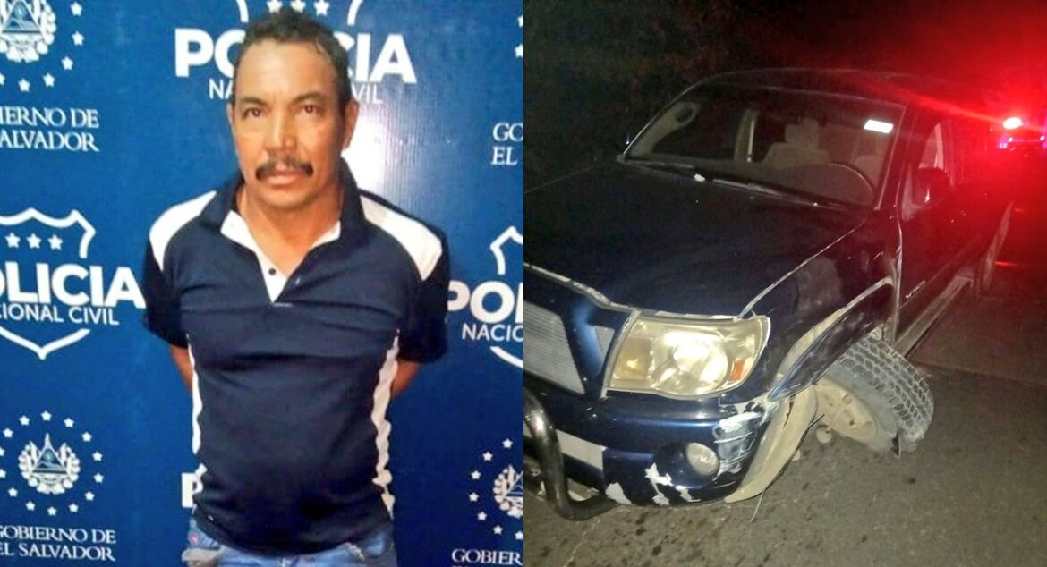 Capturan a conductor ebrio que colisionó con una patrulla policial