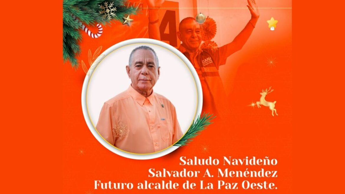 Alcalde de San Luis Talpa extiende emotivo mensaje navideño