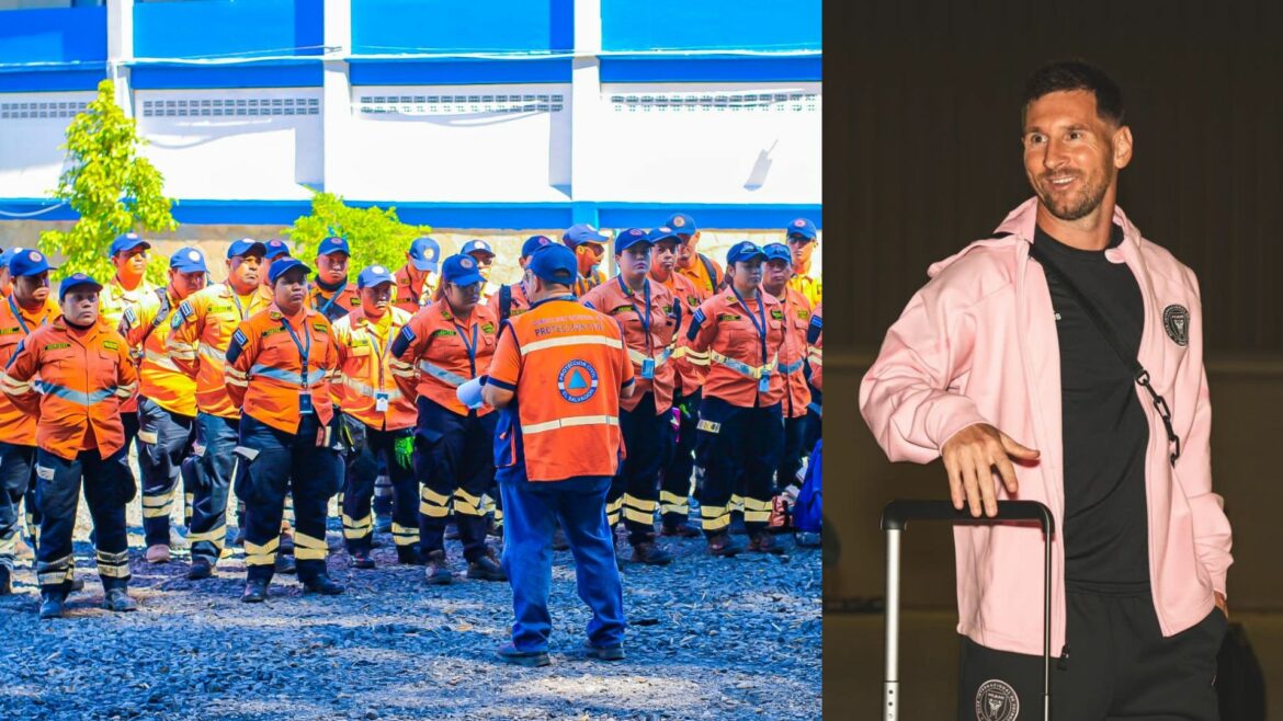 Instalan dispositivo de seguridad en el Cuscatlán ante el juego de la Selecta y el Inter de Miami