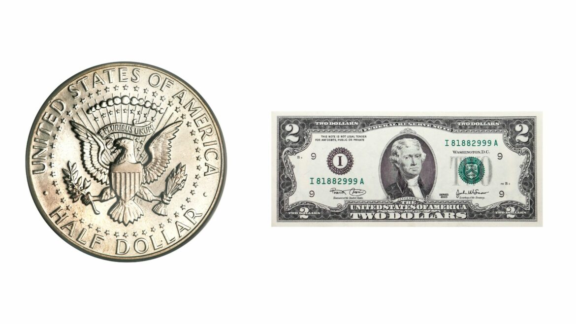 ¿Son legales las monedas de US$0.50 y los billetes de US$2.00 en El Salvador?