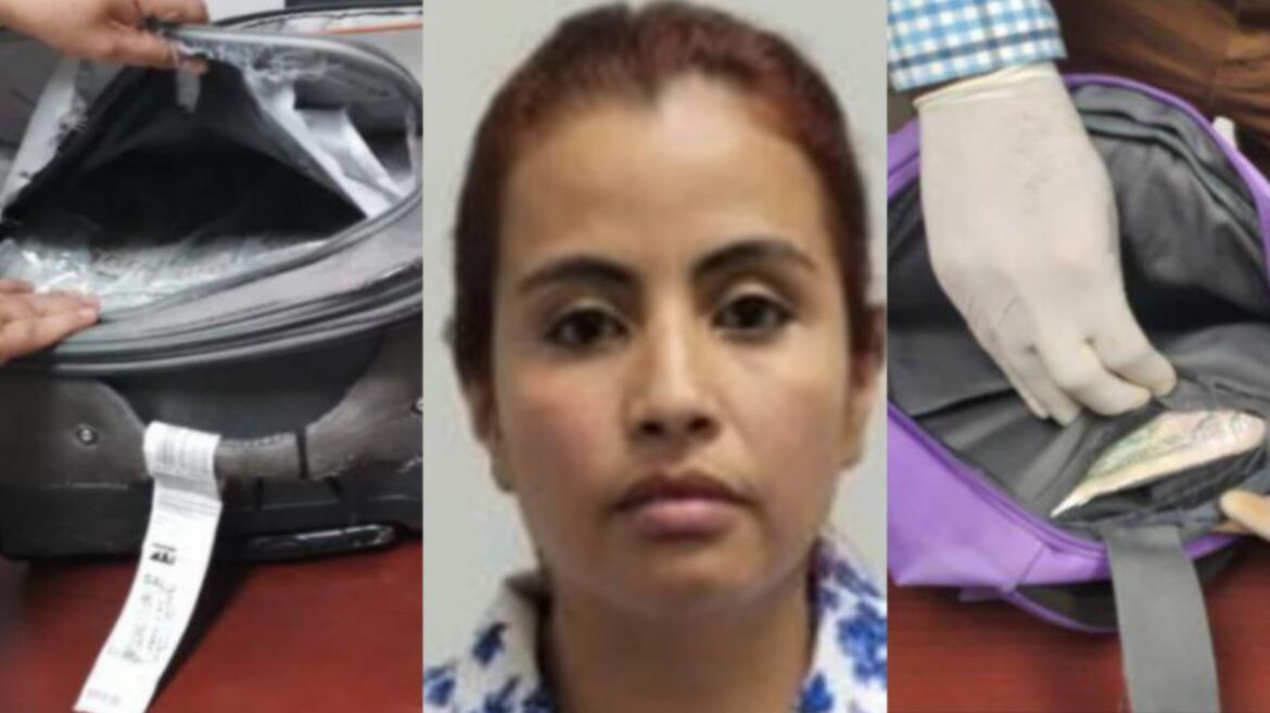 Seguirá en prisión la mujer que escondió $169 mil con residuos de éxtasis en una maleta