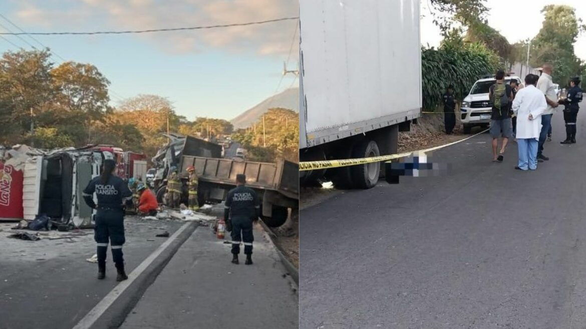 Dos muertos en accidentes de tránsito en las primeras horas de este sábado