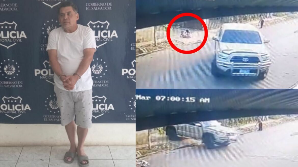 La PNC capturó al sujeto que huyó tras atropellar a dos niñas en San Miguel