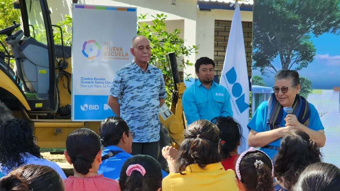 Inicia Construcción del Centro Escolar Caserío Santa Clara en San Luis Talpa
