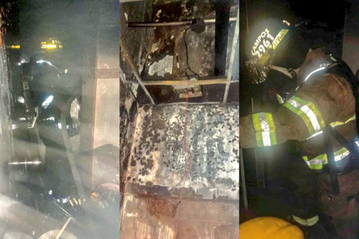 Incendio en bodega corporativa en cercanías del Reloj de Flores