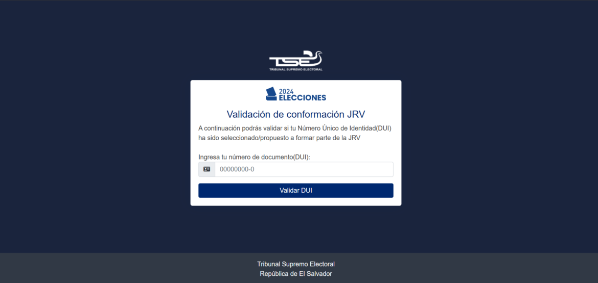¿Dónde verificar si ha sido seleccionado para formar parte de la JRV?