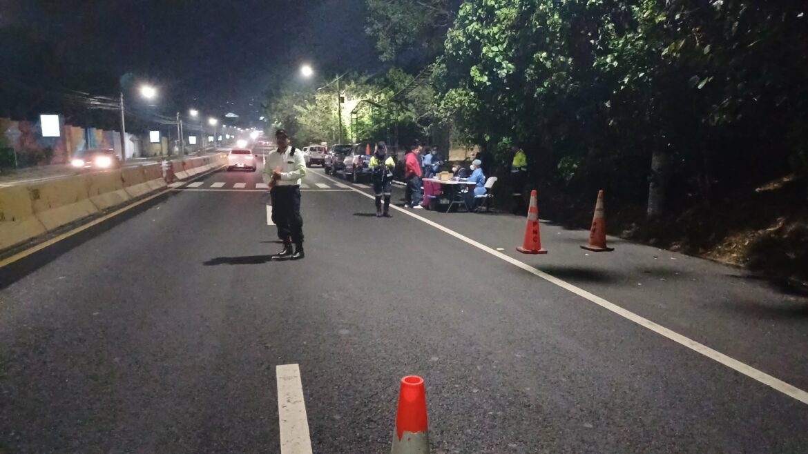 Nueve conductores peligrosos detenidos en el oriente del país